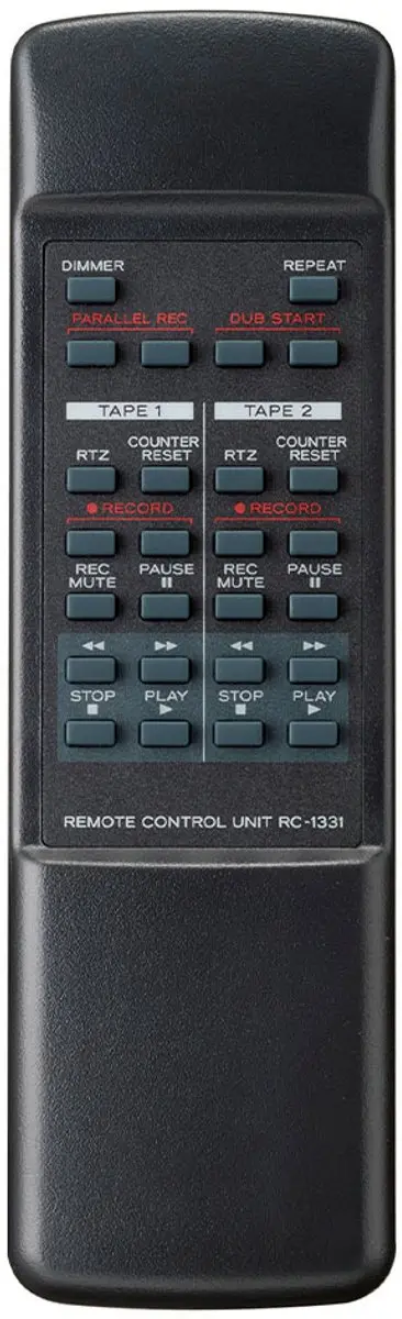 TEAC W-1200 Dubbel Cassettedeck - USB - Zwart
