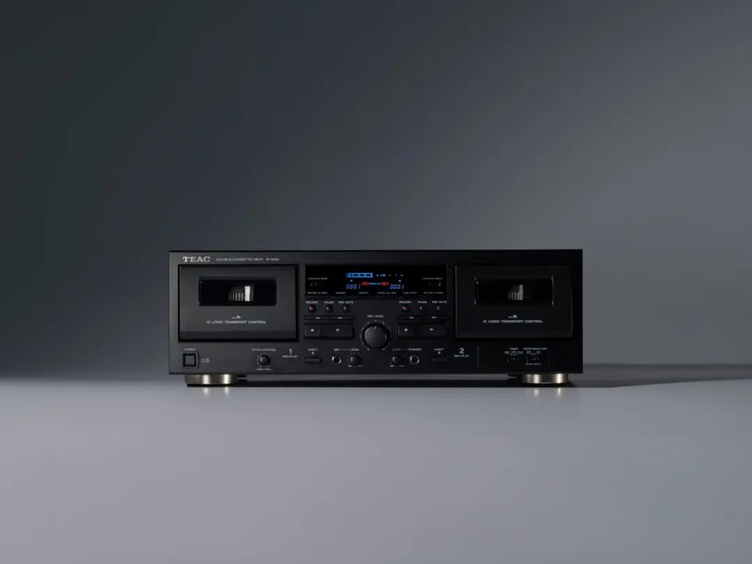 TEAC W-1200 Dubbel Cassettedeck - USB - Zwart