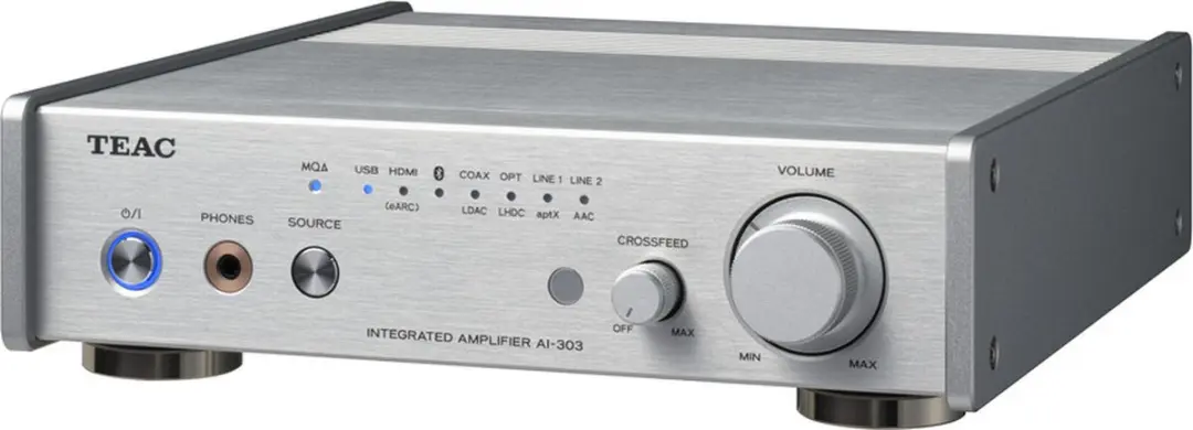 TEAC AI-303-S Thuisversterker - 25W - Zilver