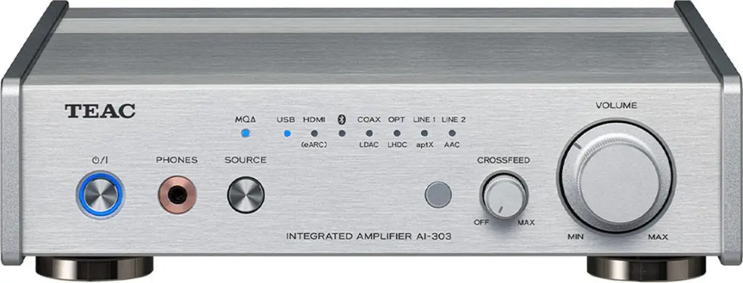 TEAC AI-303-S Thuisversterker - 25W - Zilver - afbeelding 6 van 6