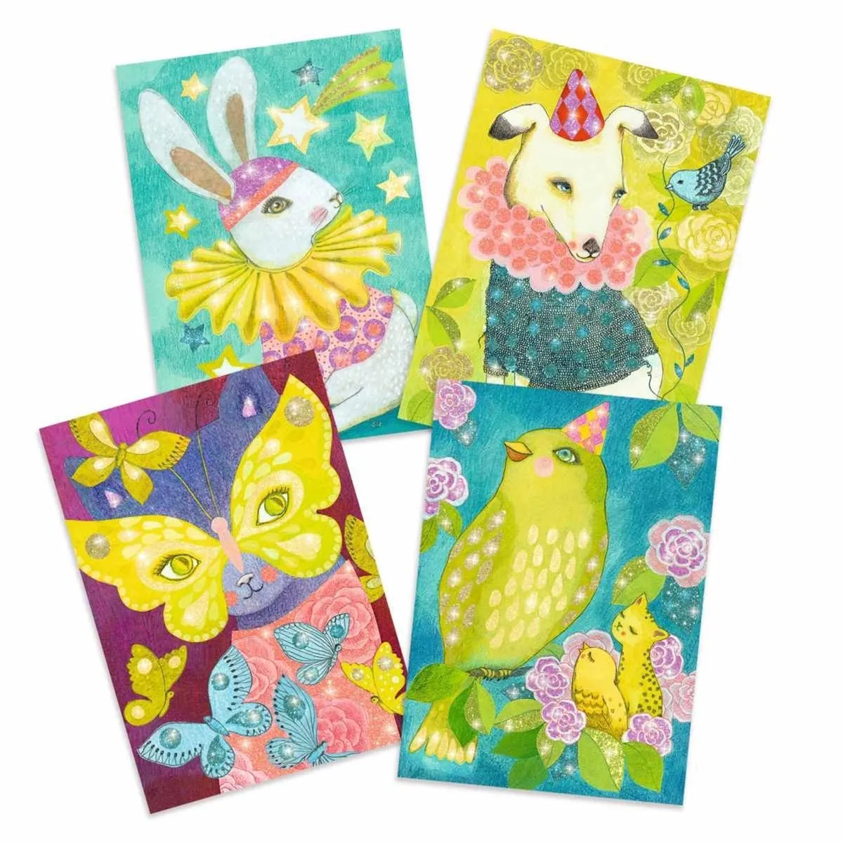 Djeco Carnival of the Animals Glitters Knutselset - Meerkleurig