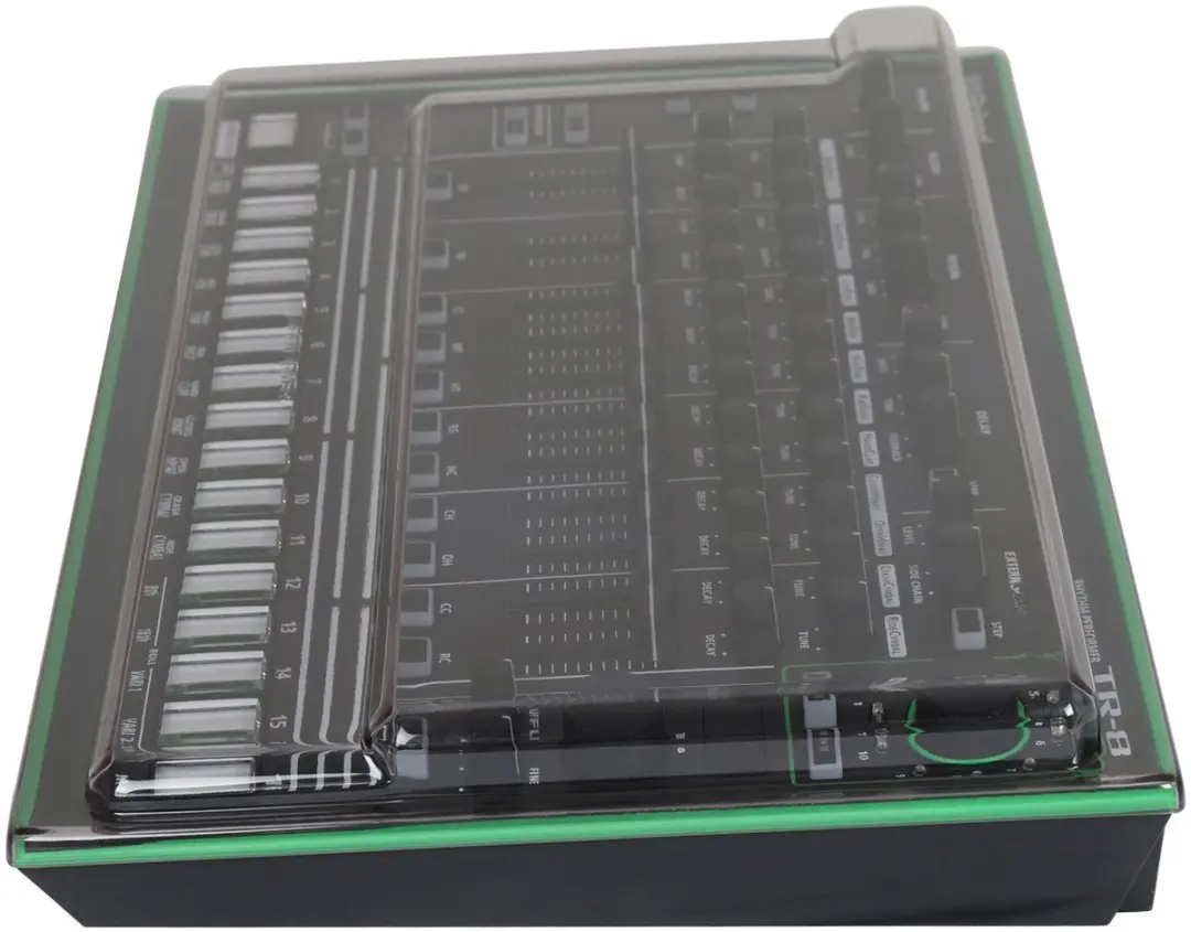 Decksaver Roland Aira TR-8 Cover - Transparent - afbeelding 3 van 6