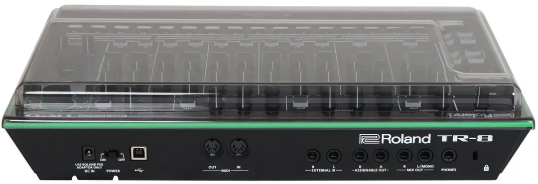 Decksaver Roland Aira TR-8 Cover - Transparent - afbeelding 5 van 6