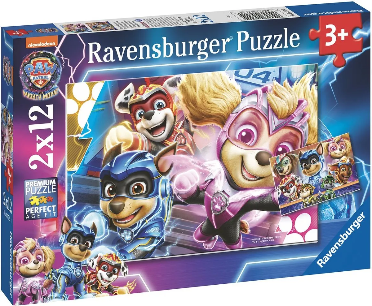 Ravensburger Paw Patrol The Mighty Movie Legpuzzel 24 Stuks - Multicolor