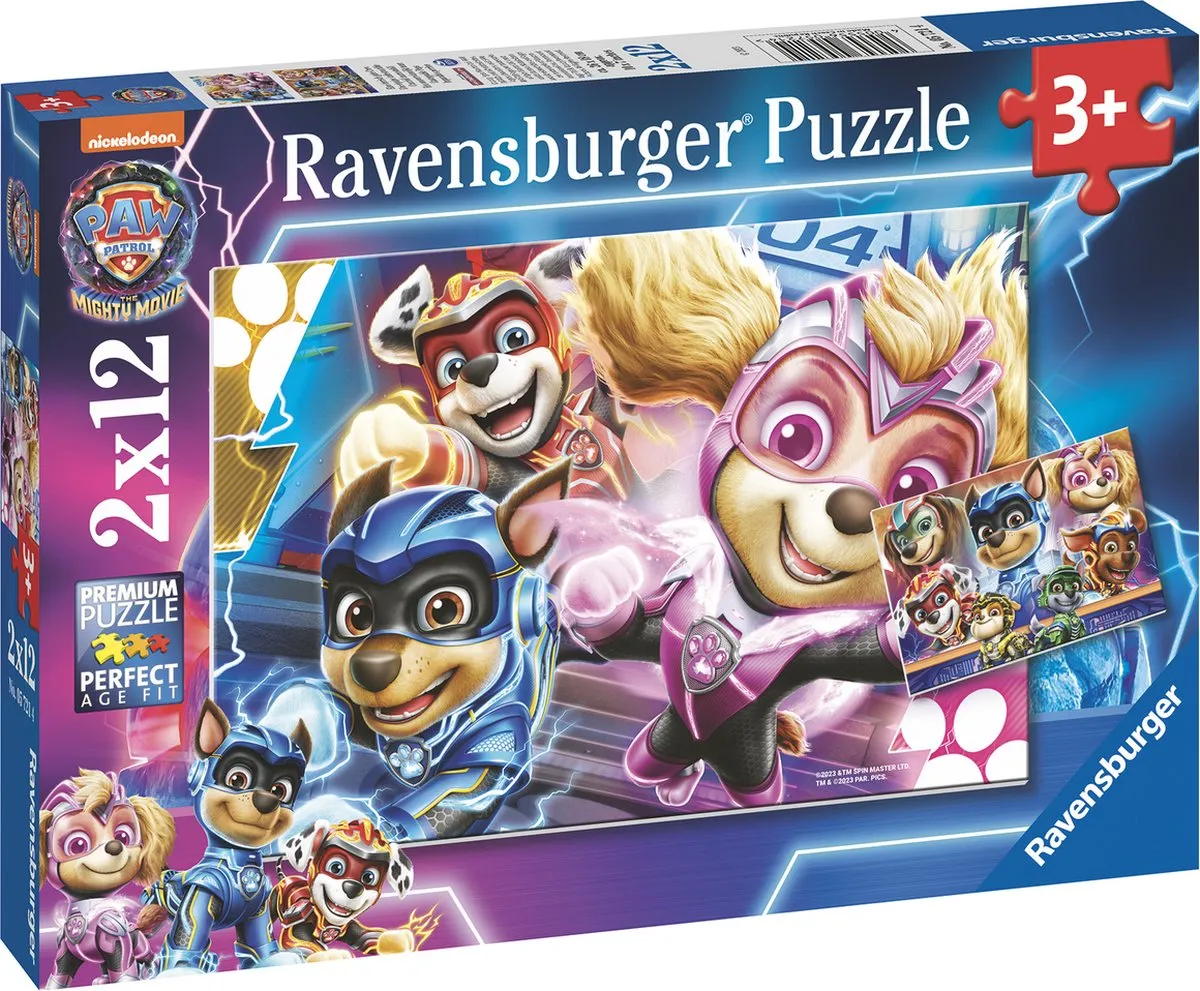 Ravensburger Paw Patrol The Mighty Movie Legpuzzel 24 Stuks