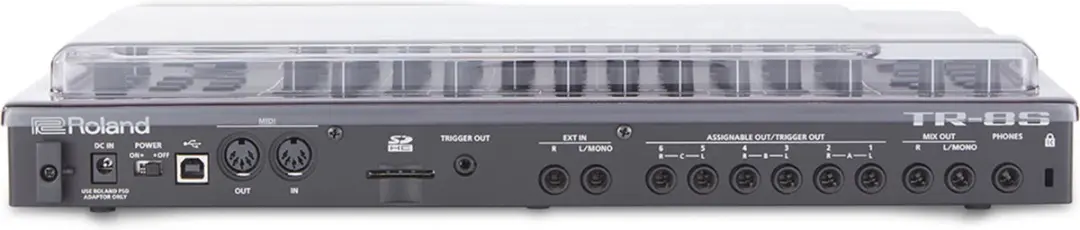 Decksaver Roland TR-8s Cover - Transparant