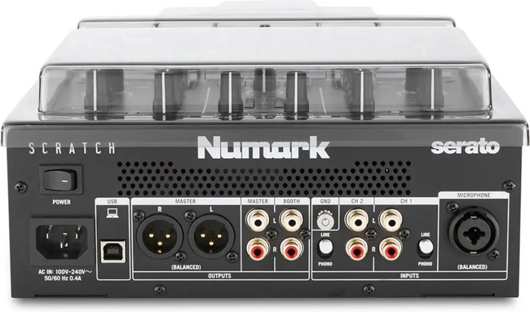 Decksaver Numark Scratch Cover DJE0007626-000 - Transparant - afbeelding 3 van 5