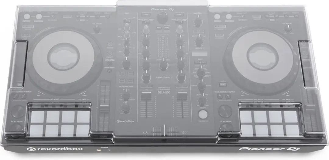 Decksaver Pioneer DDJ-800 Cover - Transparant - afbeelding 4 van 6