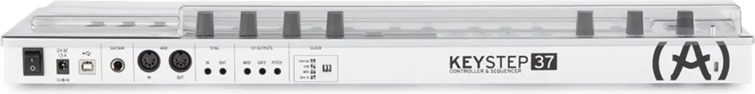 Decksaver Arturia Keystep 37 Cover - Transparent - afbeelding 3 van 5