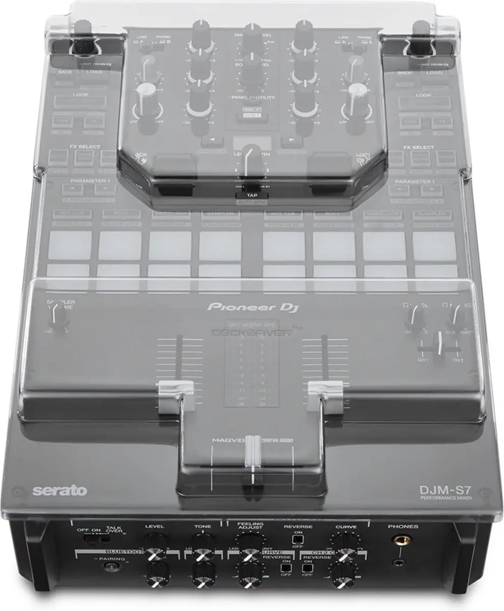Decksaver Pioneer DJM-S7 Cover - Transparant - afbeelding 5 van 5