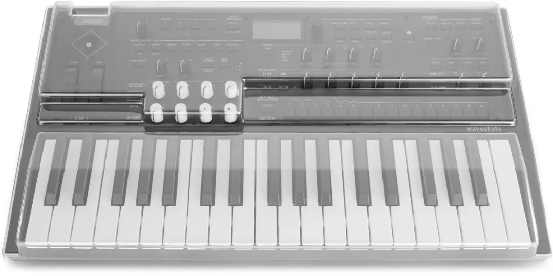 Decksaver Korg Wavestate ModWave OpSix Cover - Transparent - afbeelding 3 van 6