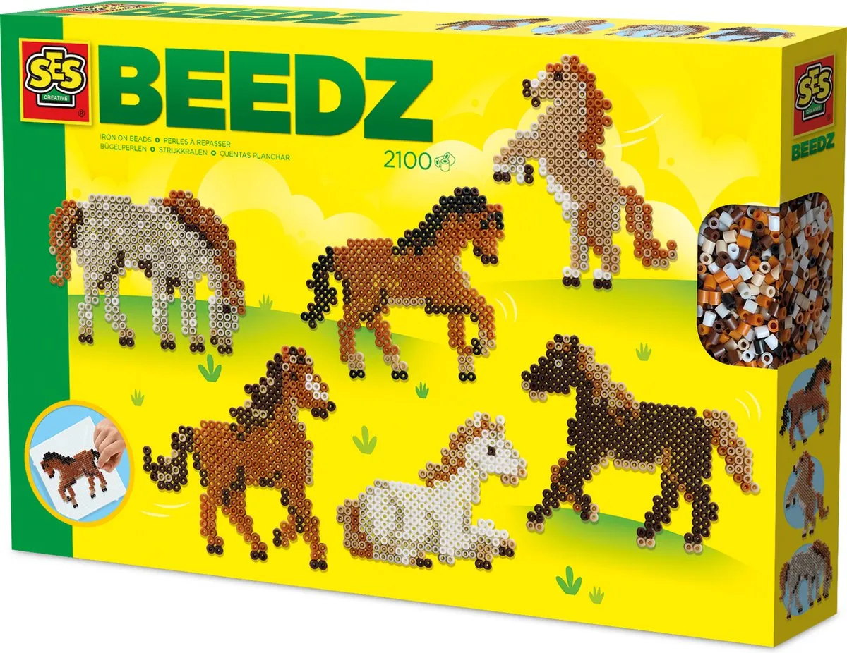 SES Creative Beedz Paarden Strijkkralen 2100 Stuks