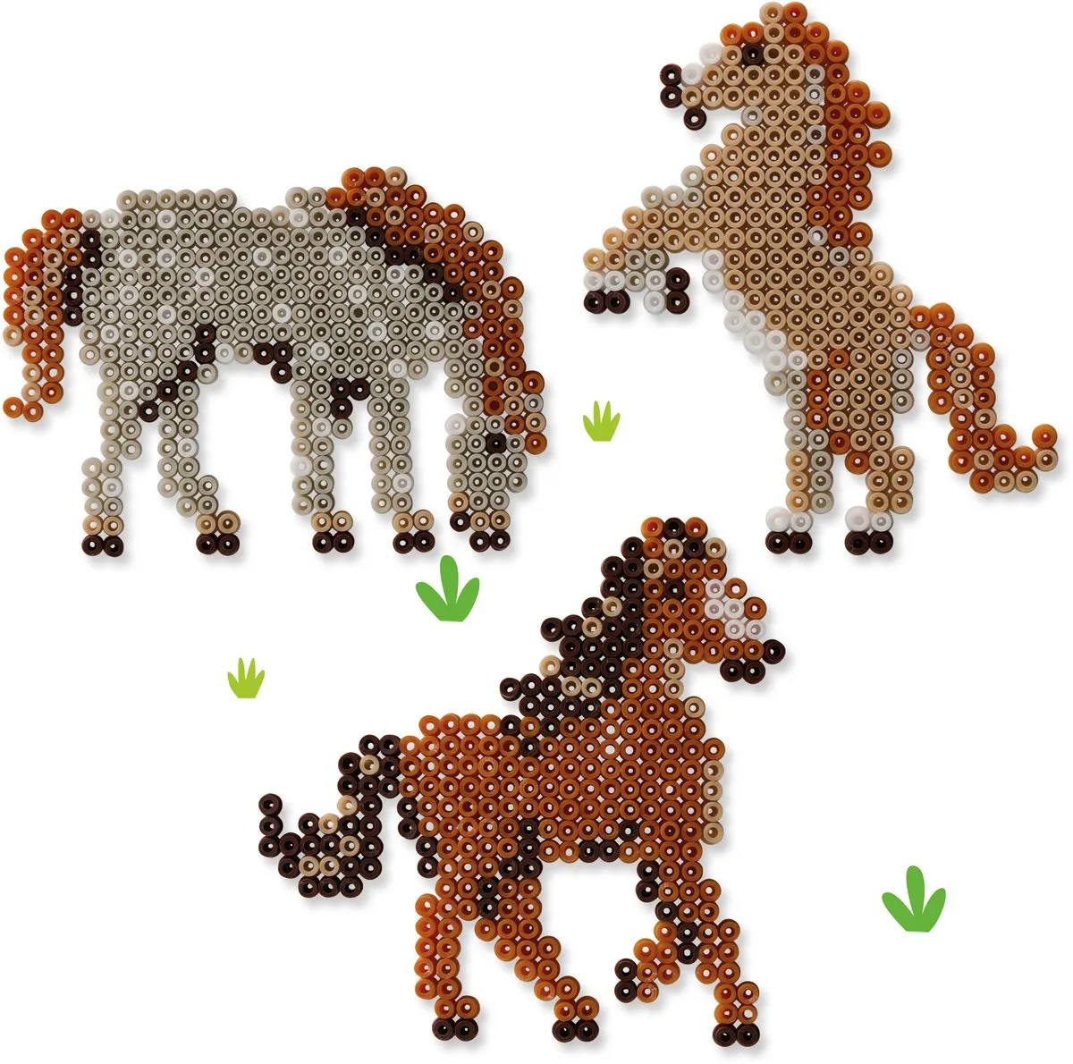 SES Creative Beedz Paarden Strijkkralen 2100 Stuks - Wilde paarden