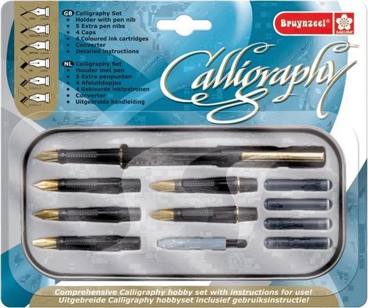 Bruynzeel Kalligrafie Set 14-delig