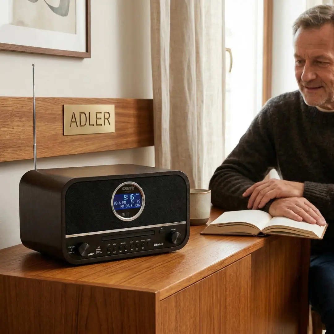 Camry CR 1182 Retro Radio - 45W - Zwart - afbeelding 6 van 6