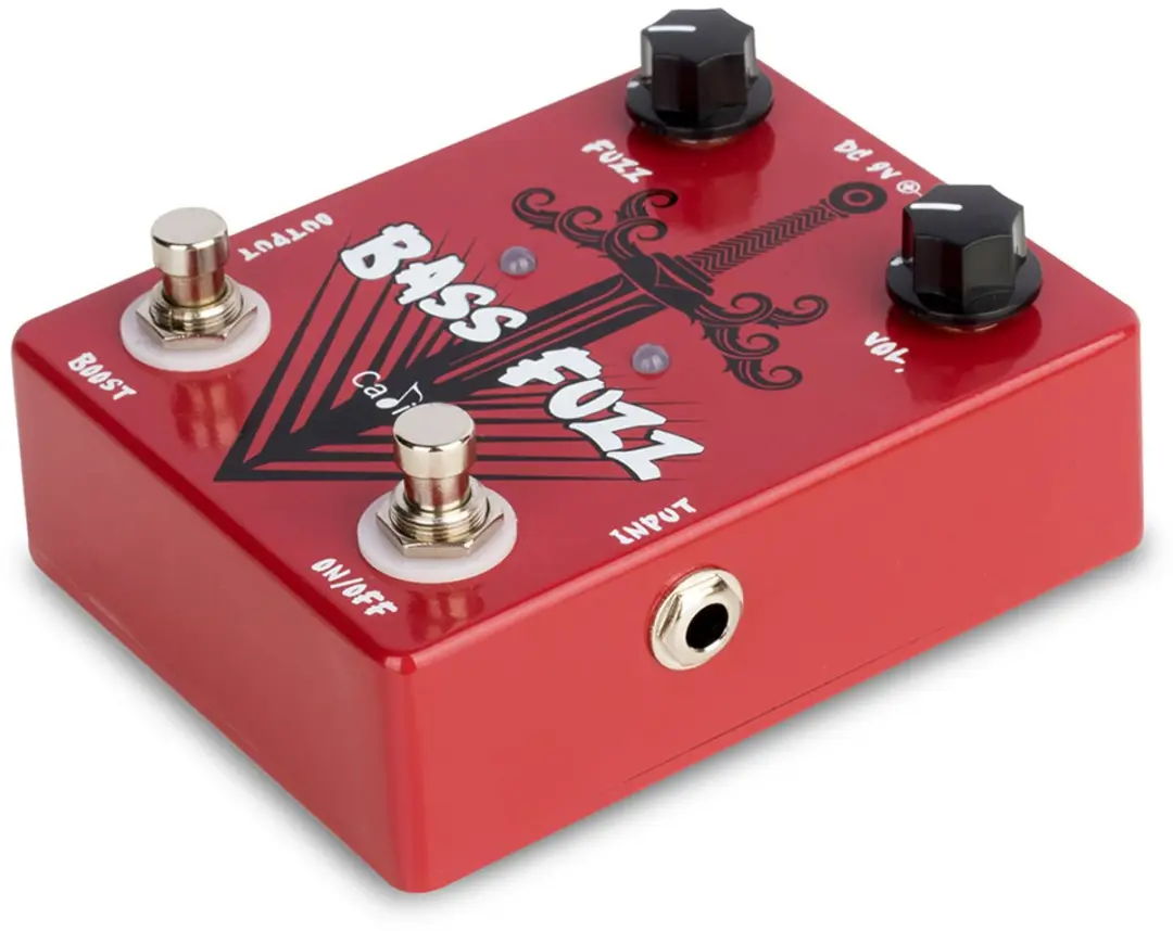 Caline CP-82 The Foe Hammer Bass Fuzz Pedal - Rood