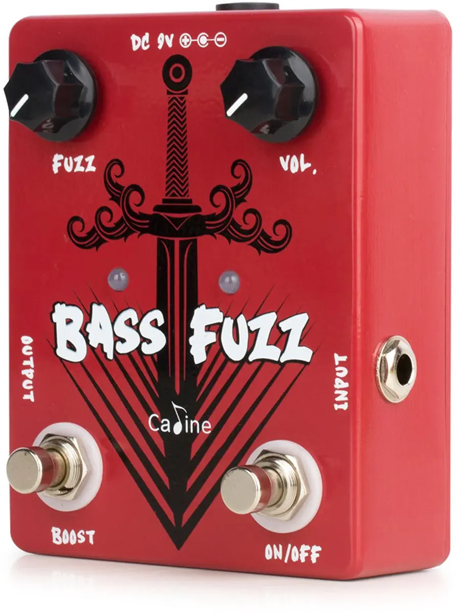 Caline CP-82 The Foe Hammer Bass Fuzz Pedal - Rood