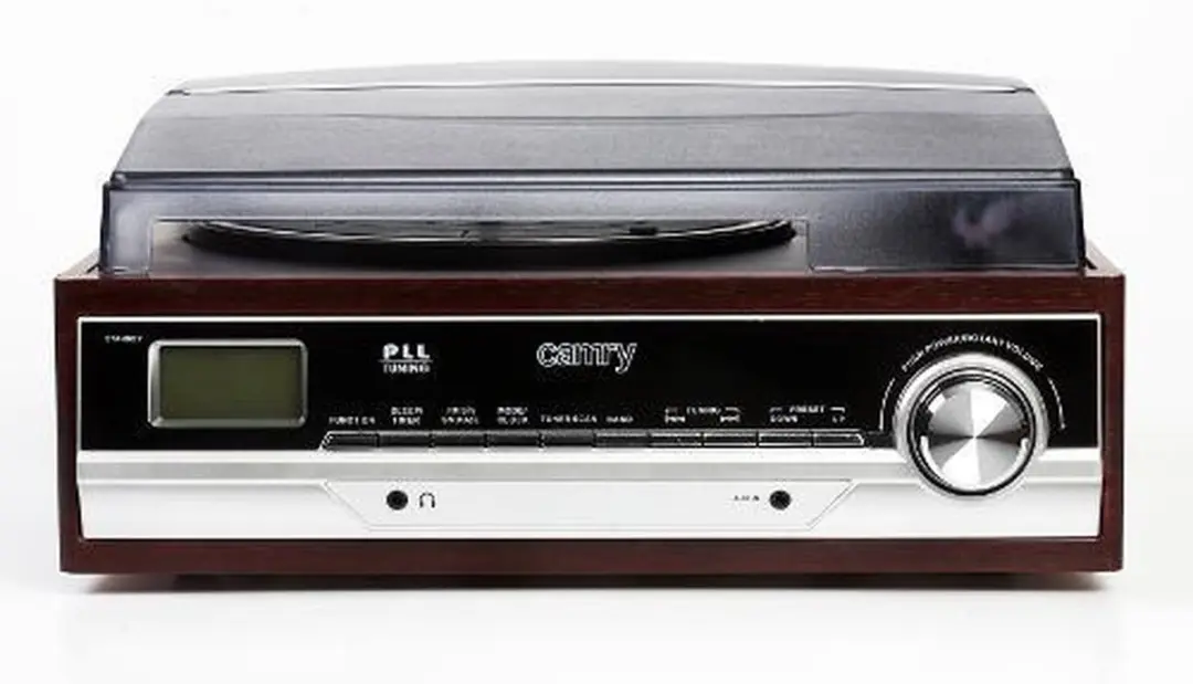 Camry Retro Draaitafel CR1113 - Bruin - afbeelding 5 van 6