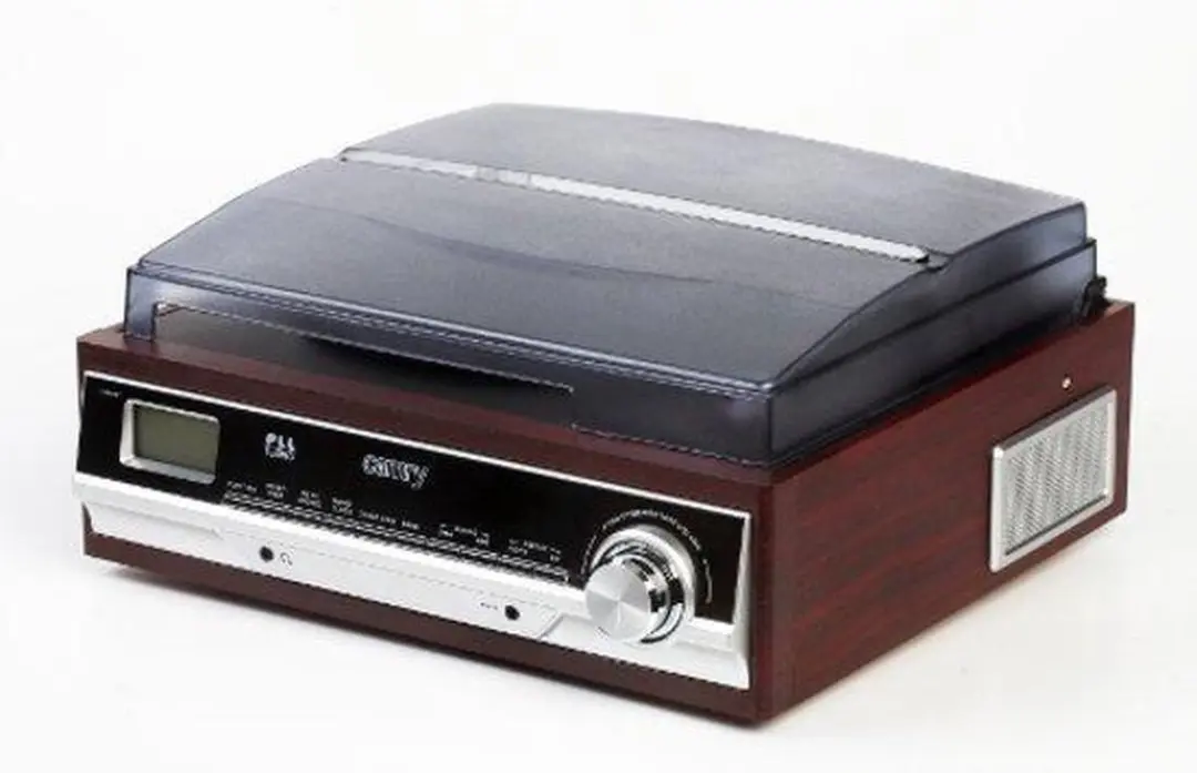 Camry Retro Draaitafel CR1113 - Bruin - afbeelding 3 van 6