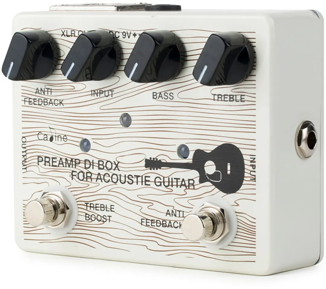 Caline CP-67 Preamp & DI Box Pedaal - Wit