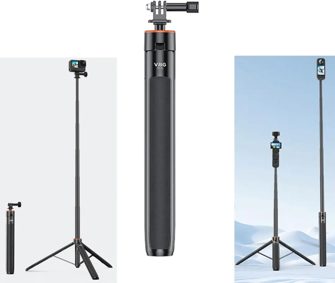 Uitschuifbare Selfiestick voor DJI Osmo Pocket 3/Action 4
