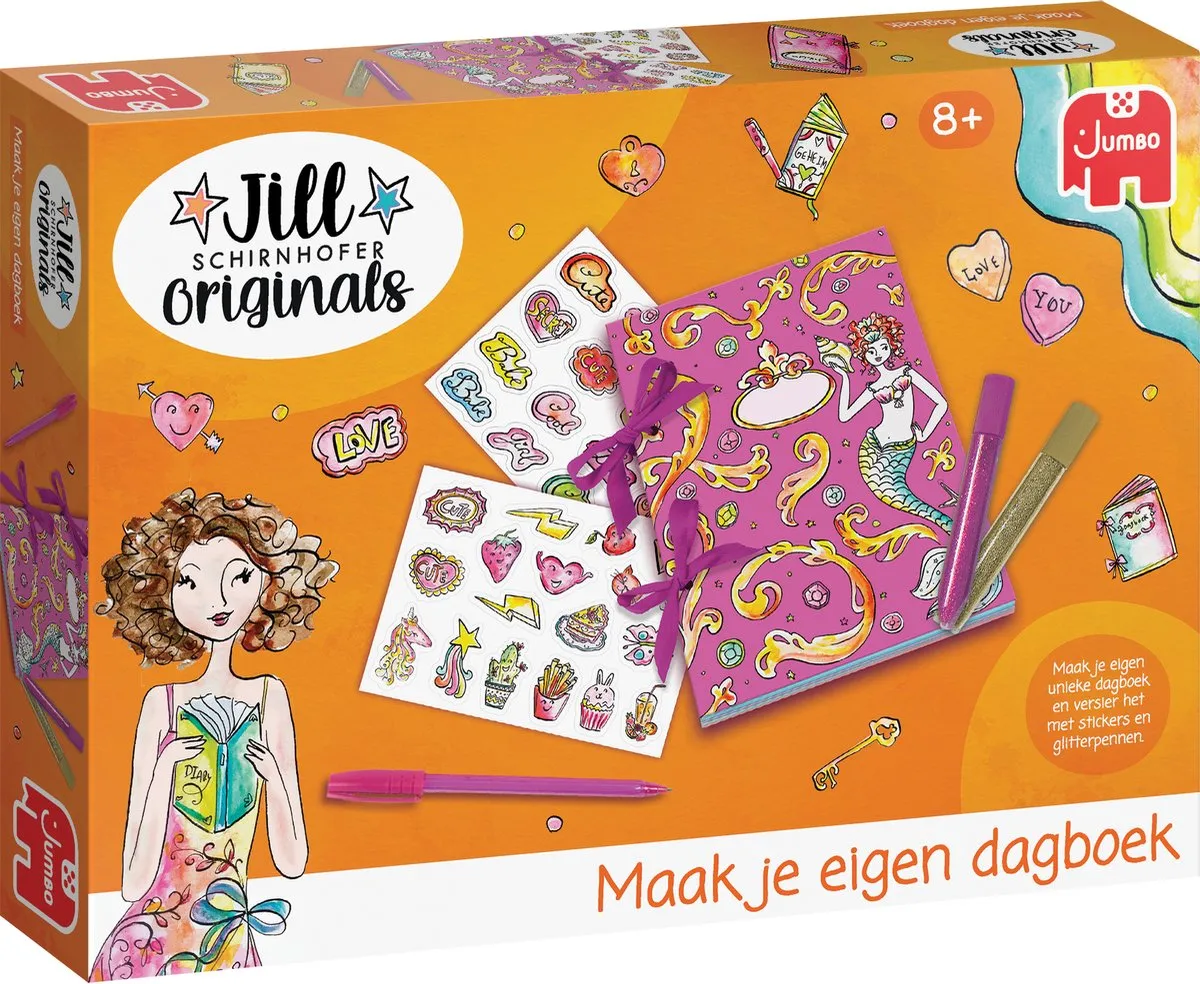 Jumbo Jill Schirnhofer Maak je eigen dagboek Knutselset - 170 Stuks