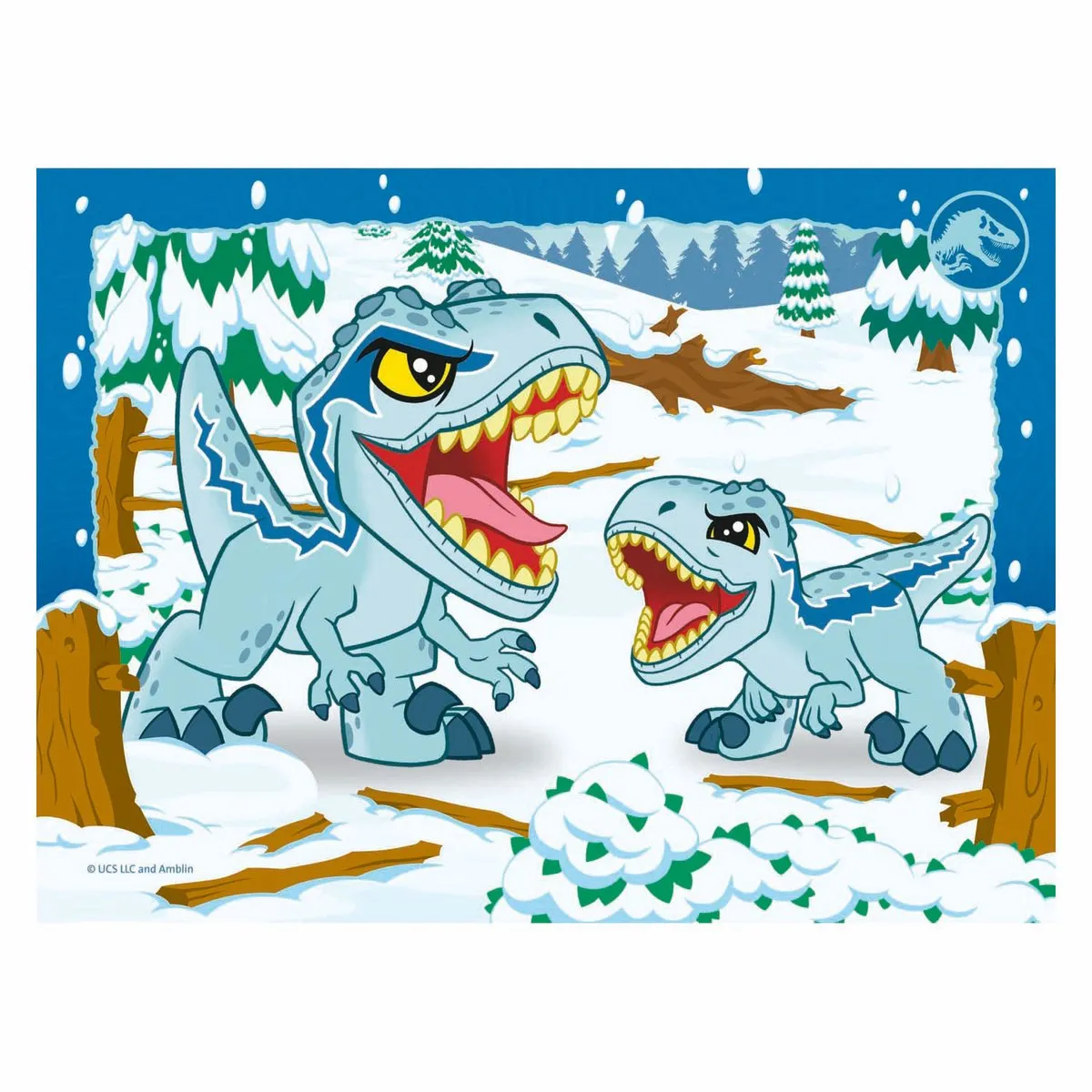 Ravensburger Jurassic World Explorers Legpuzzel 12004027 - 4 Stuks