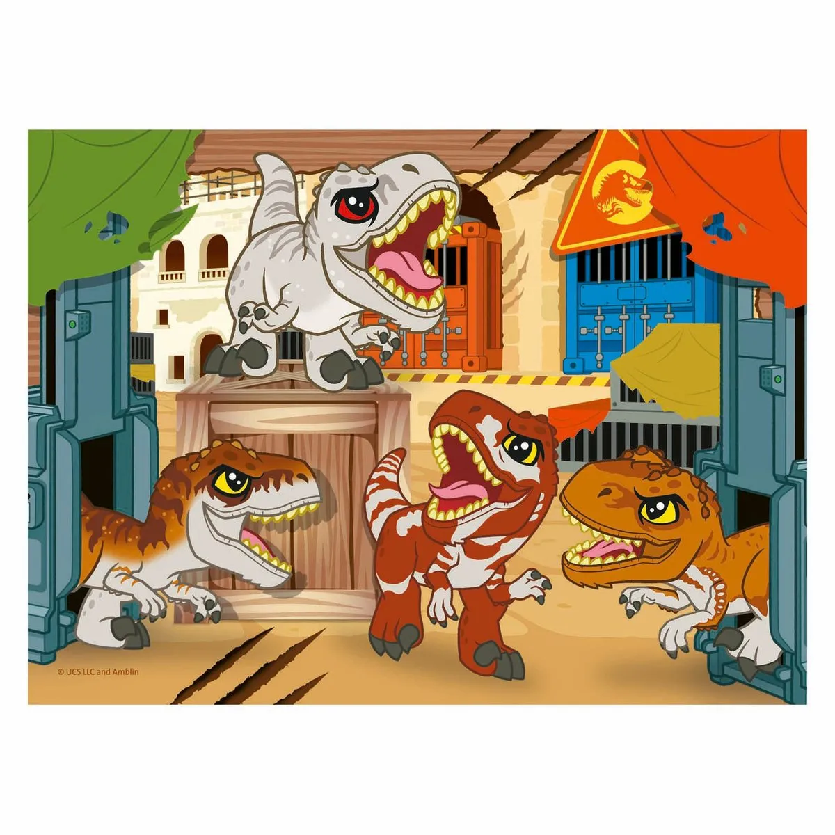 Ravensburger Jurassic World Explorers Legpuzzel 12004027 - 4 Stuks