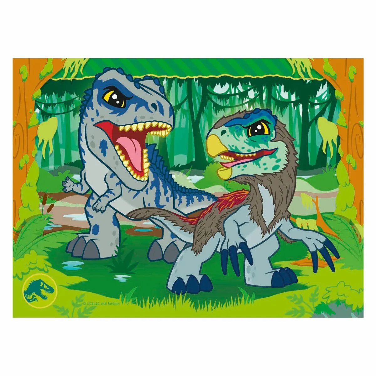 Ravensburger Jurassic World Explorers Legpuzzel 12004027 - 4 Stuks