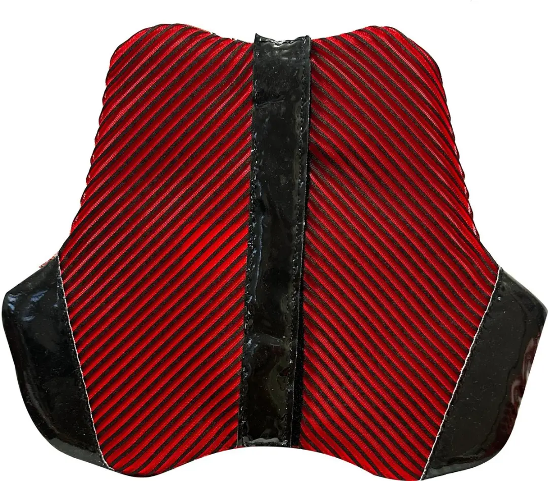 IXON IX-Race Borstbeschermer - One Size - Zwart/Wit/Rood