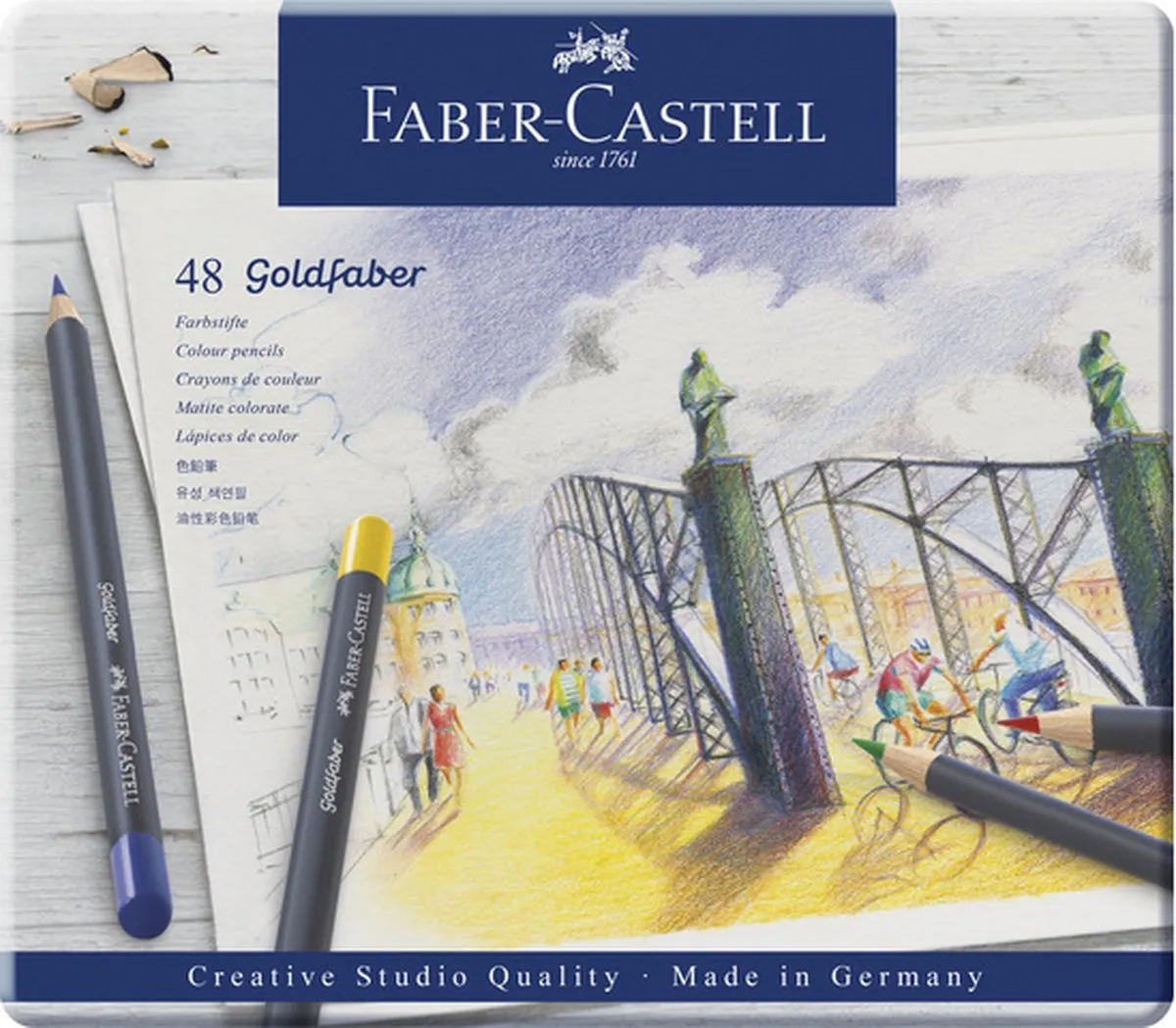 Faber-Castell Goldfaber FC-114748 Kleurpotloden - 48 Stuks