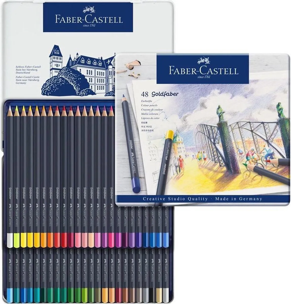 Faber-Castell Goldfaber FC-114748 Kleurpotloden - 48 Stuks