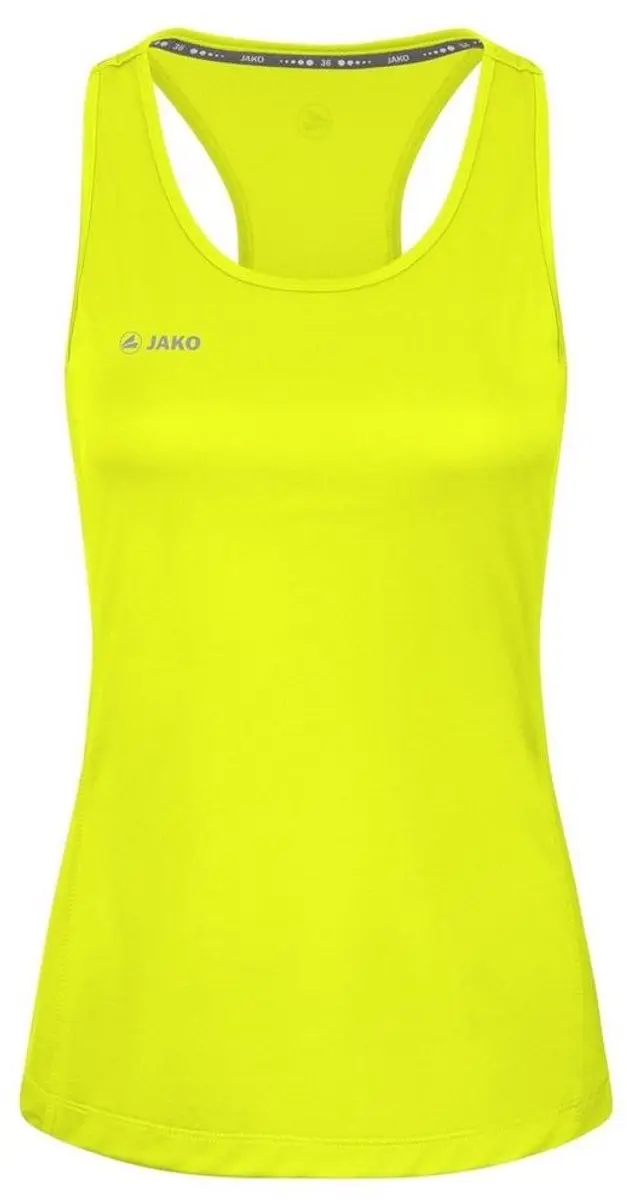 Jako Run 2.0 Tanktop Dames - Fluogeel - Maat 38