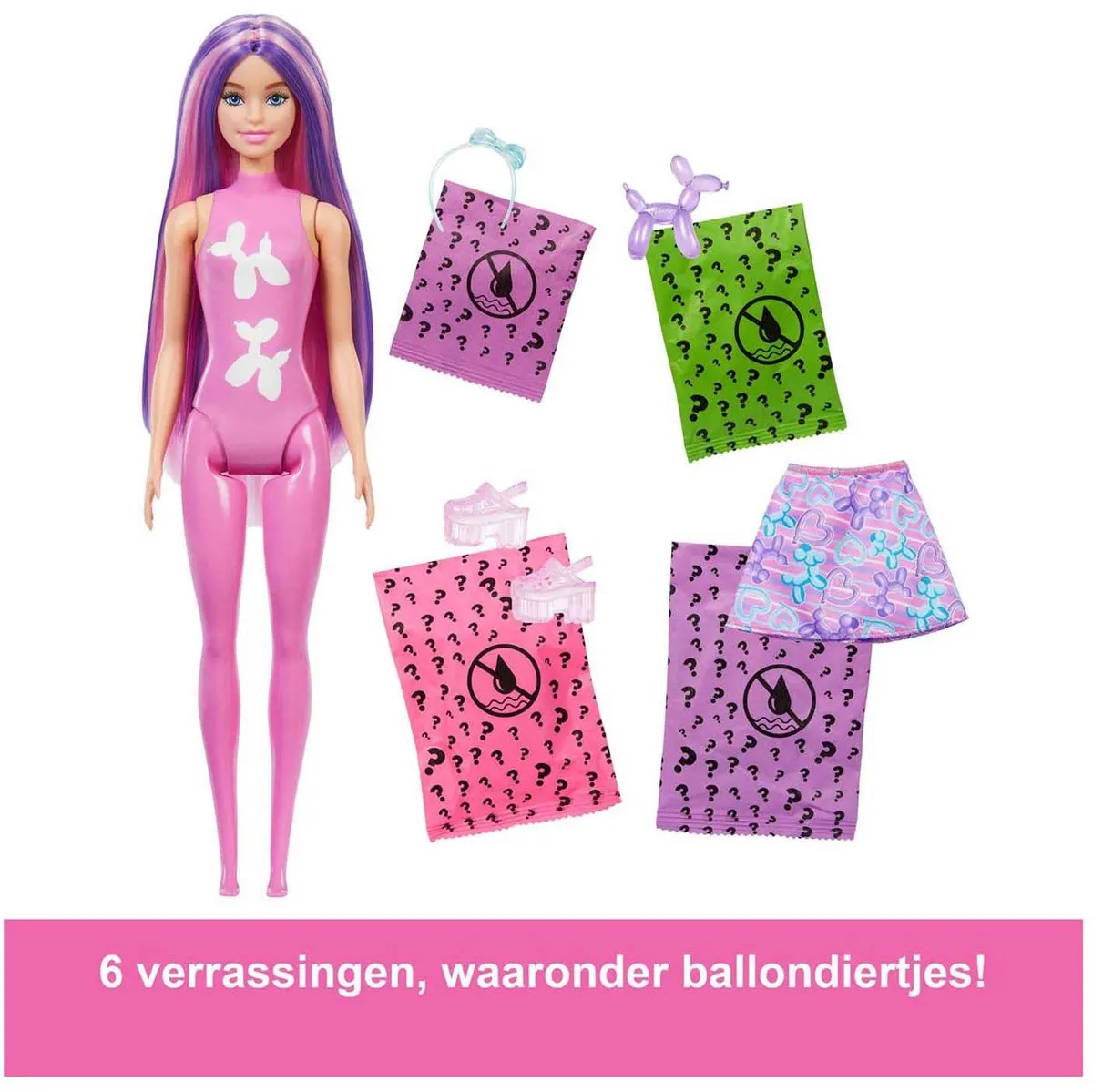 Barbie Color Reveal JGB10 Pop - Meerkleurig