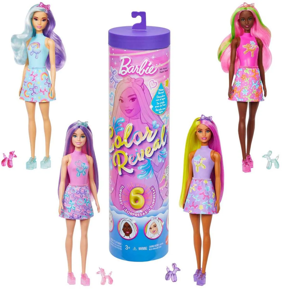 Barbie Color Reveal JGB10 Pop - Meerkleurig