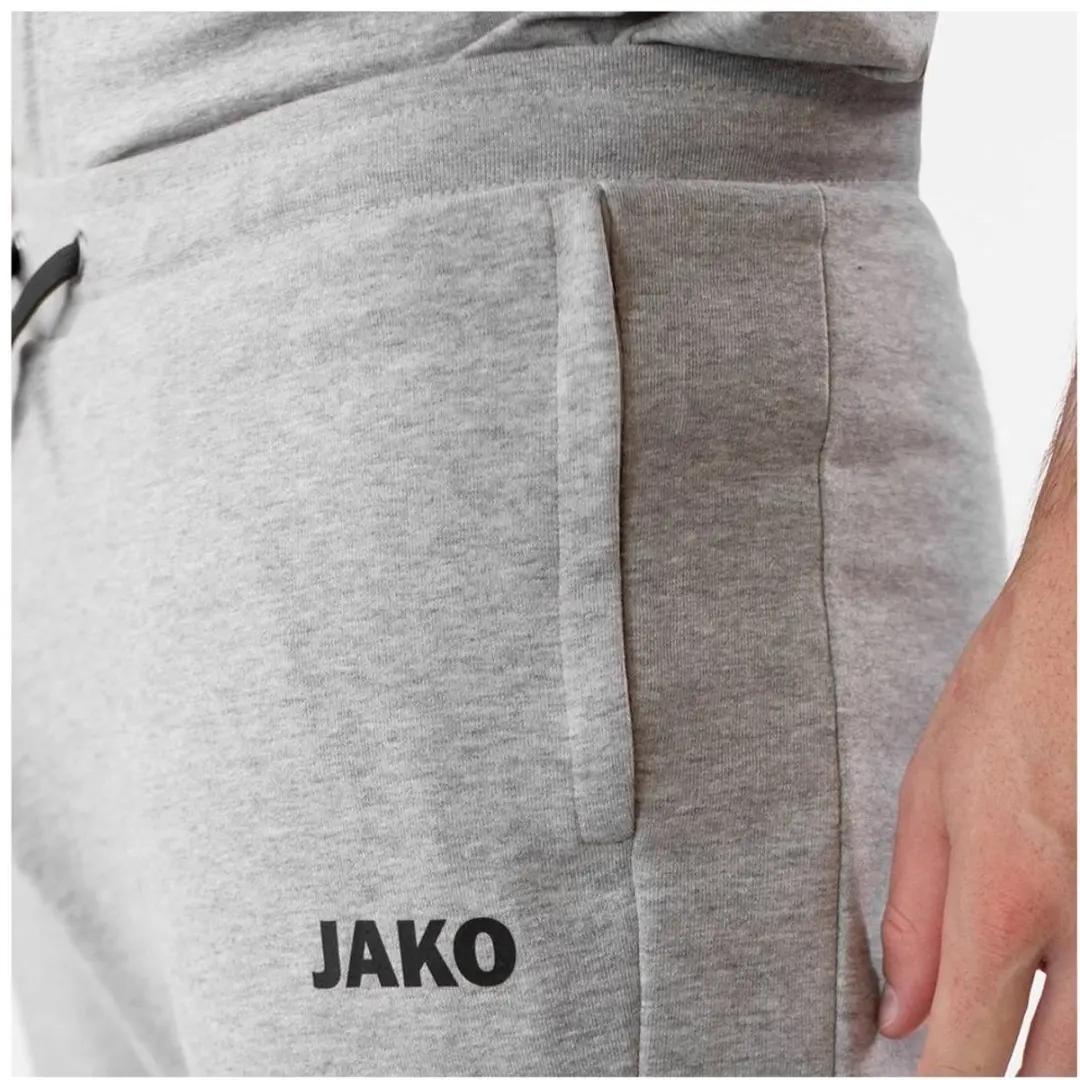 Jako Base Joggingbroek Heren M - Lichtgrijs Gemêleerd