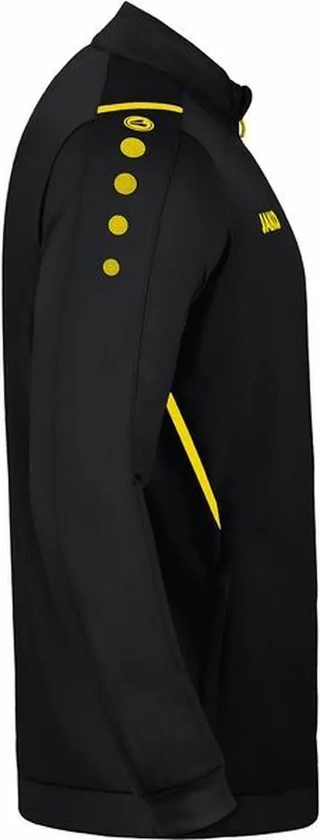 JAKO Challenge Polyestervest Heren S - Zwart/Citroen