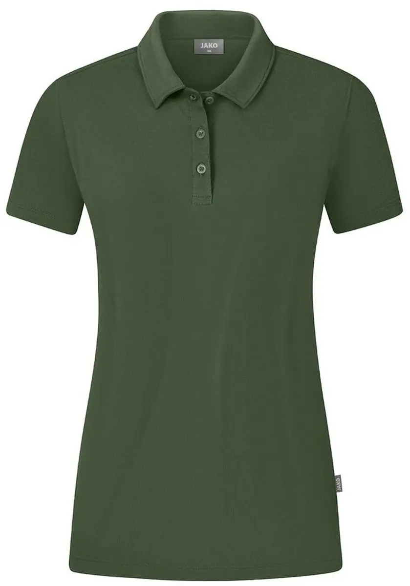 JAKO Organic Polo Stretch Dames - Olijf - Maat 40