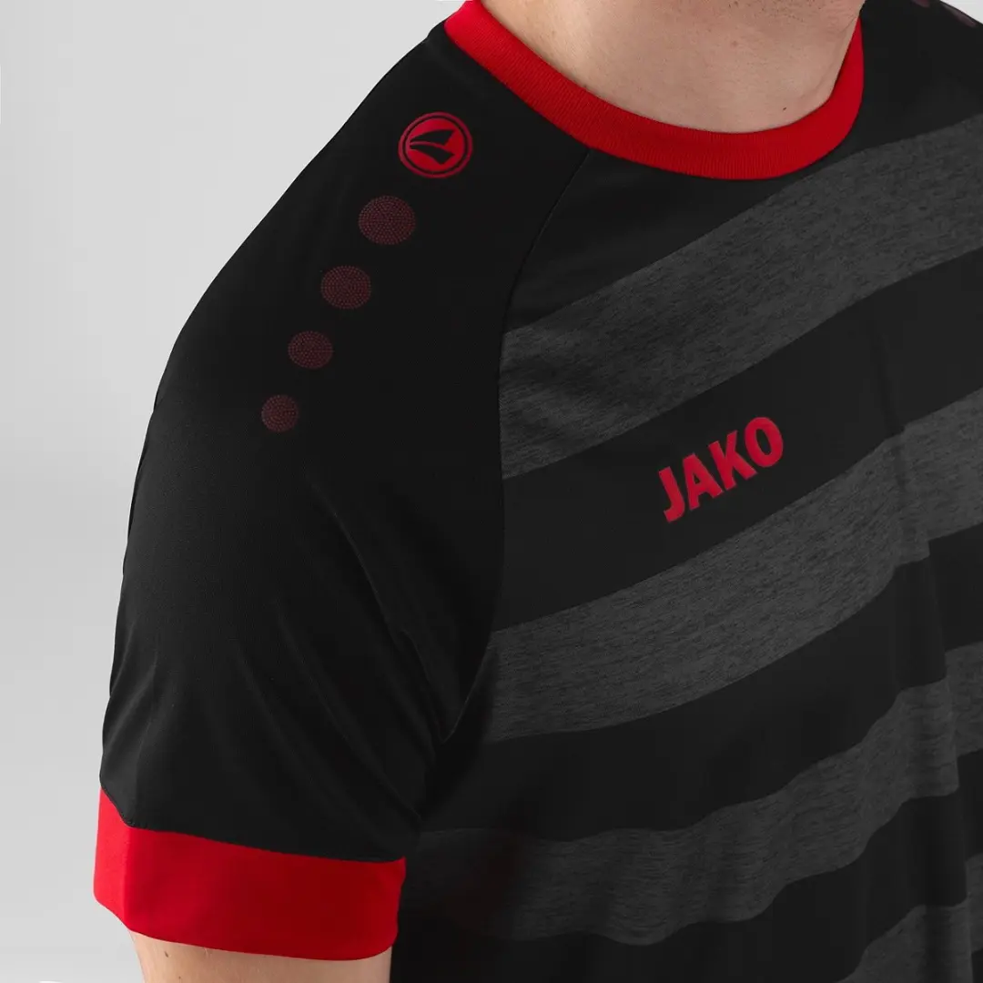 JAKO Celtic Melange Shirt Heren - Sportrood/Zwart XXL