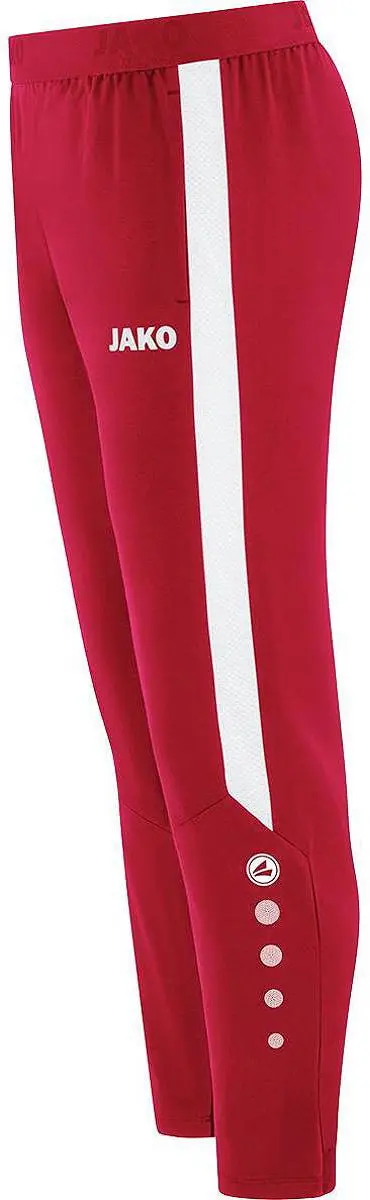 JAKO Power Vrijetijdsbroek Kinderen 152 - Trainingsbroek - Rood/Wit