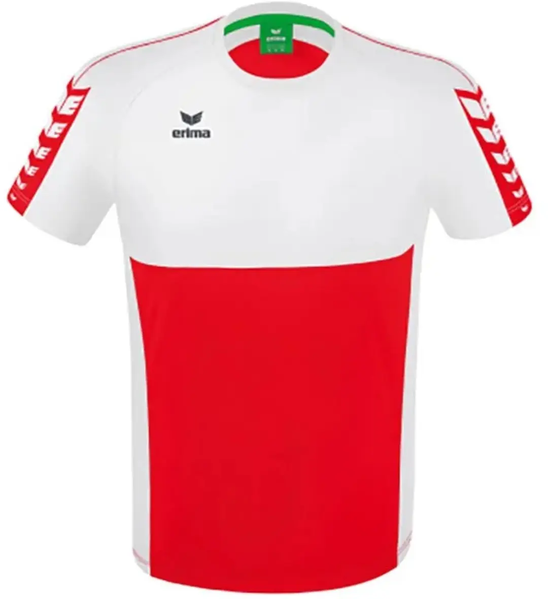 Erima Six Wings T-Shirt Heren L - Rood/Wit - afbeelding 6 van 6