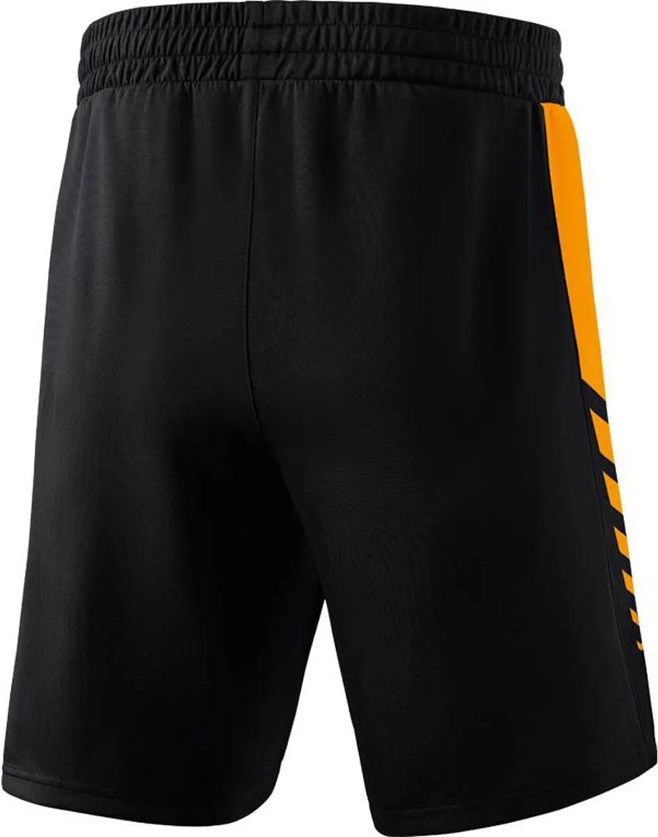 Erima Six Wings Worker Short Heren - Zwart