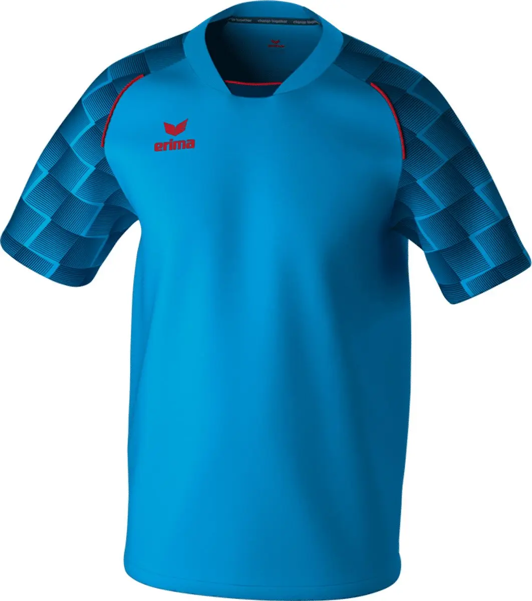 Erima Evo Star Shirt Korte Mouw Kinderen 140 - Lichtblauw