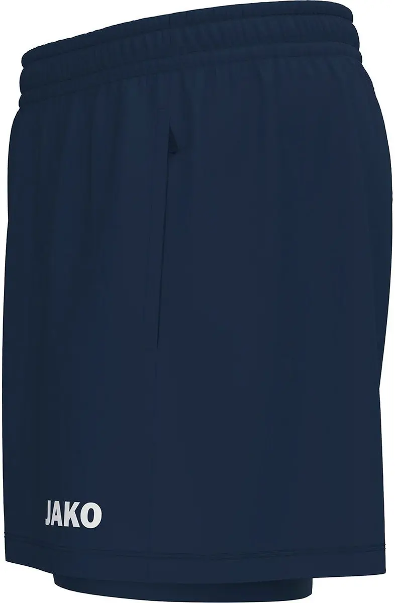 Jako One 2-In-1 Short Heren - Marine M