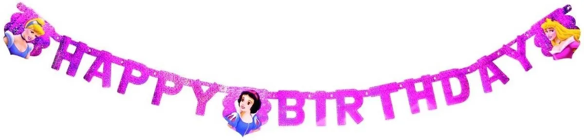 Disney Princess Happy Birthday Letterslinger