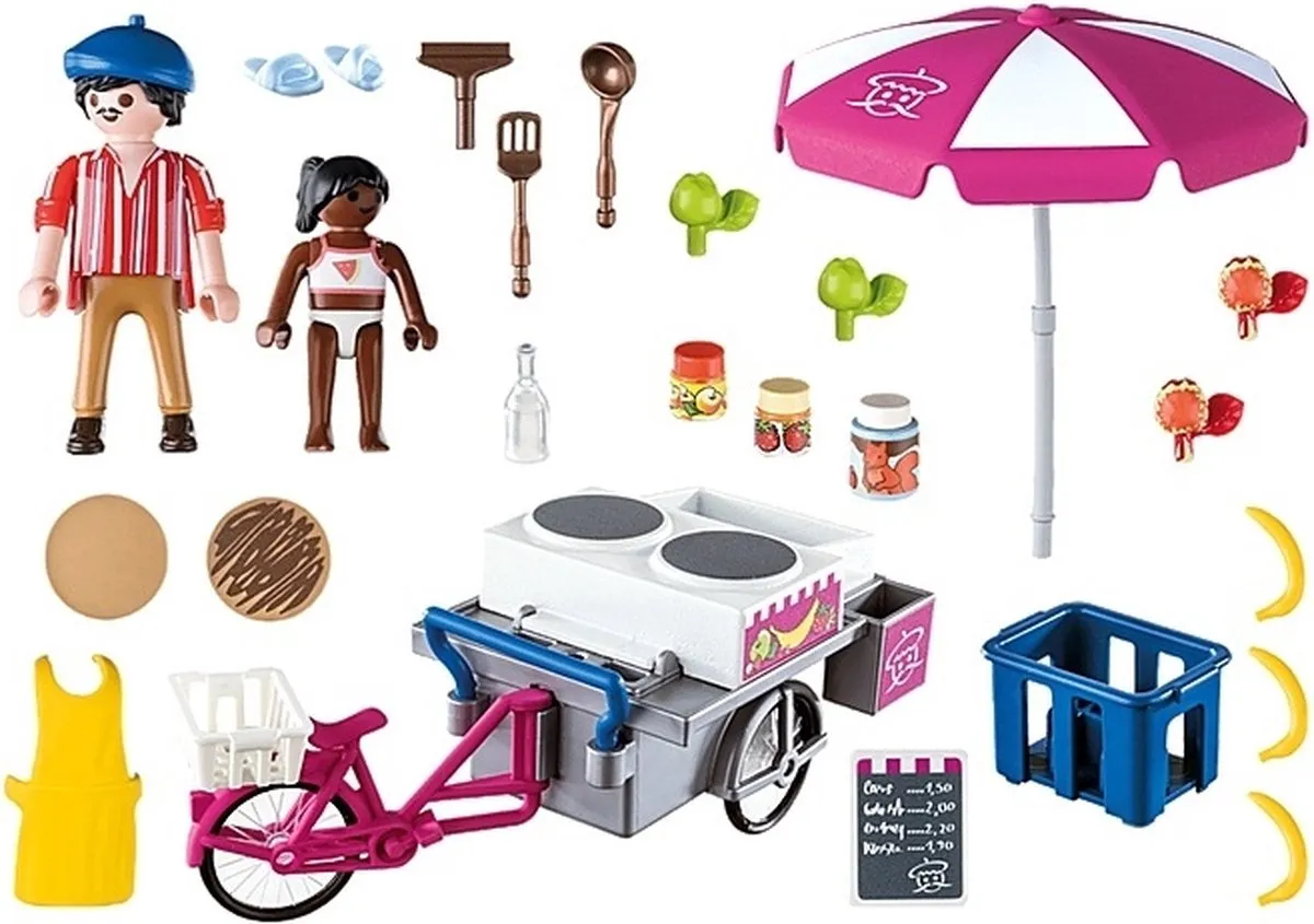 Playmobil Family Fun Mobiele Crêpesverkoop 70614 - Multicolor - afbeelding 6 van 6