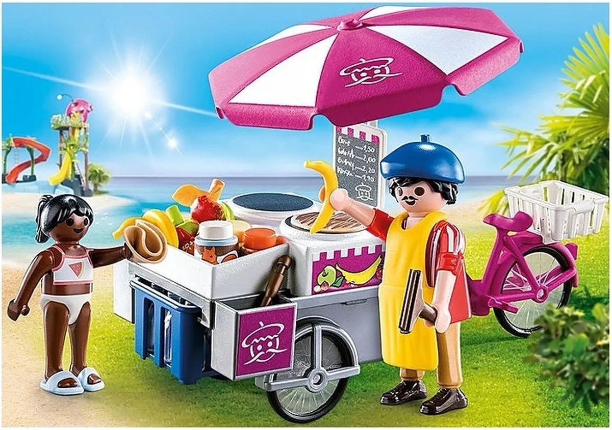 Playmobil Family Fun Mobiele Crêpesverkoop 70614 - Multicolor