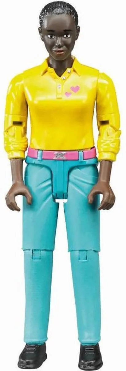 Bruder Vrouw met Turquoise Jeans 1:16 - Bruin