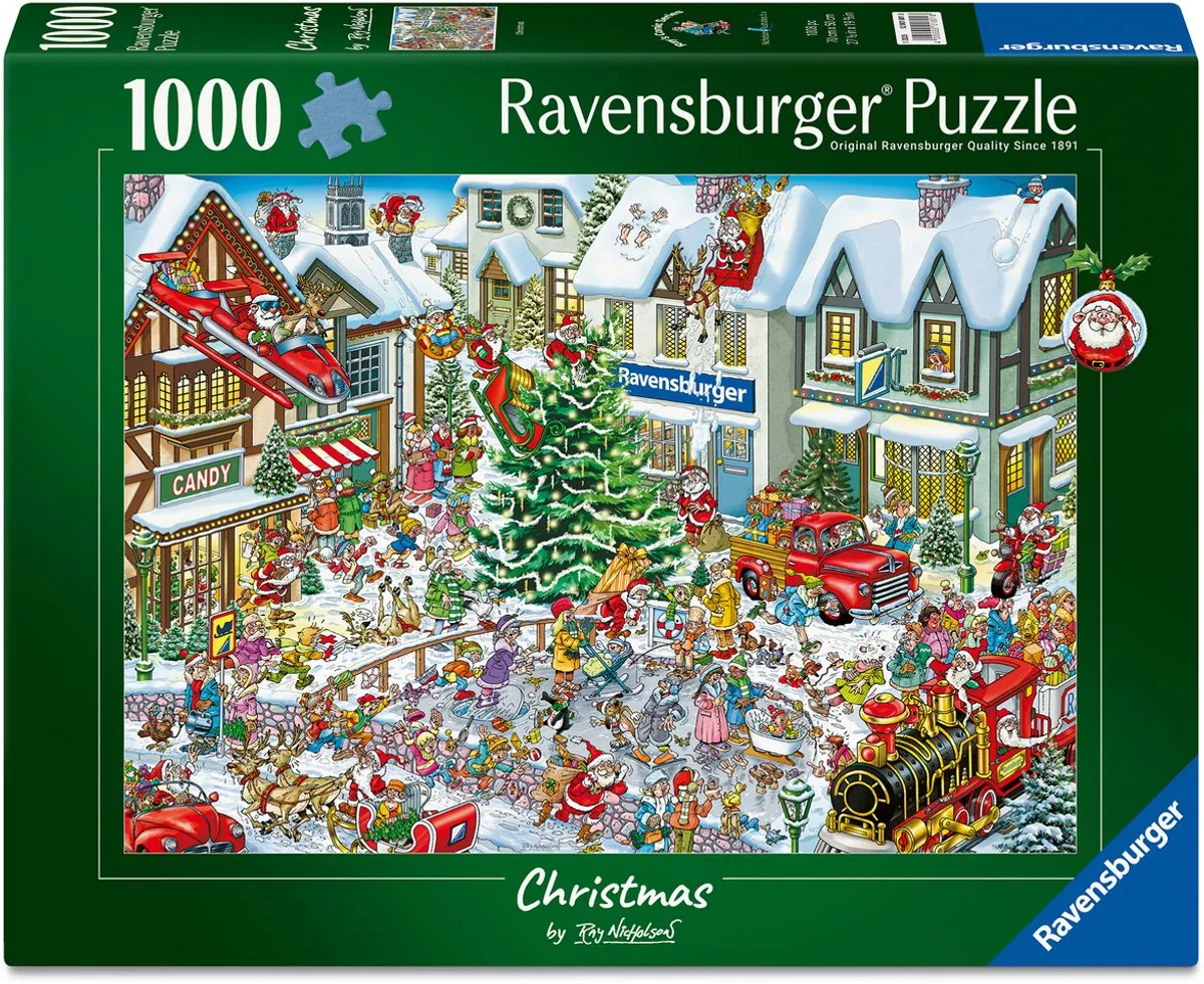 Ravensburger Ray's Comic Series Christmas Legpuzzel 1000 Stuks
