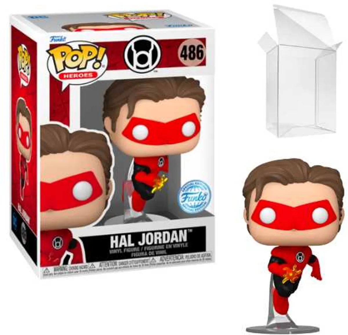 Funko Pop! DC Comics Green Lantern Hal Jordan Red Lantern SE 486 - Multi